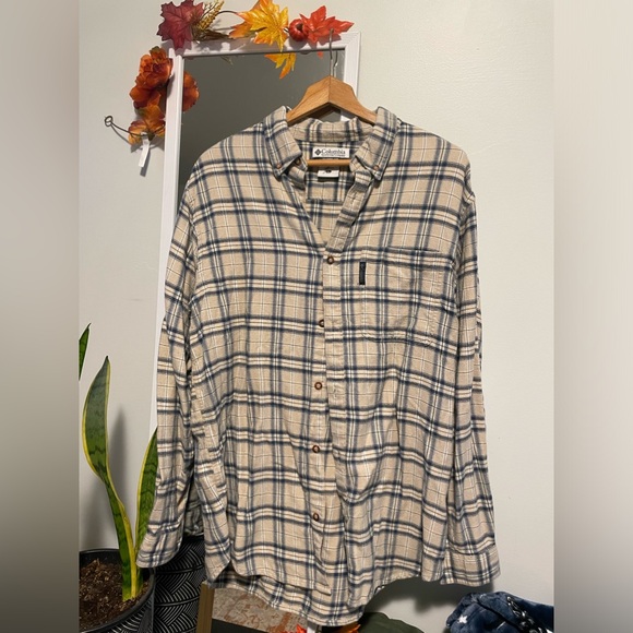 Vintage Columbia Flannel, men’s size large. - Picture 1 of 3